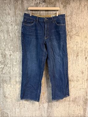 PLUGG JEANS Men's Vintage Wide Leg Baggy Jeans Size 36X30
